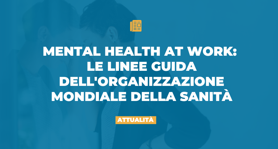Linee Guida OMS mental health at work